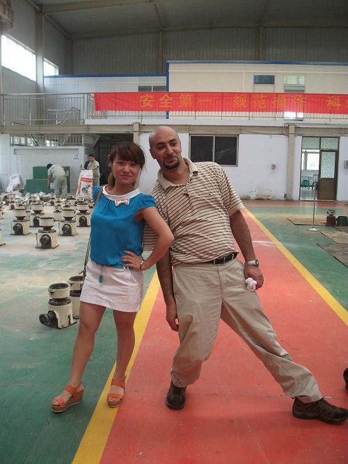 Photos of Customers and Our Staff in Factory