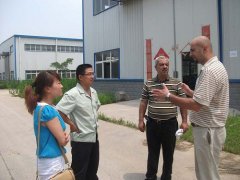 Jordan Customers Visit Maize Flour Machine Factory